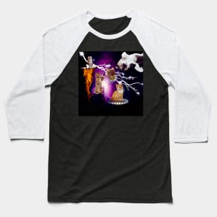 Cats In Space Baseball T-Shirt